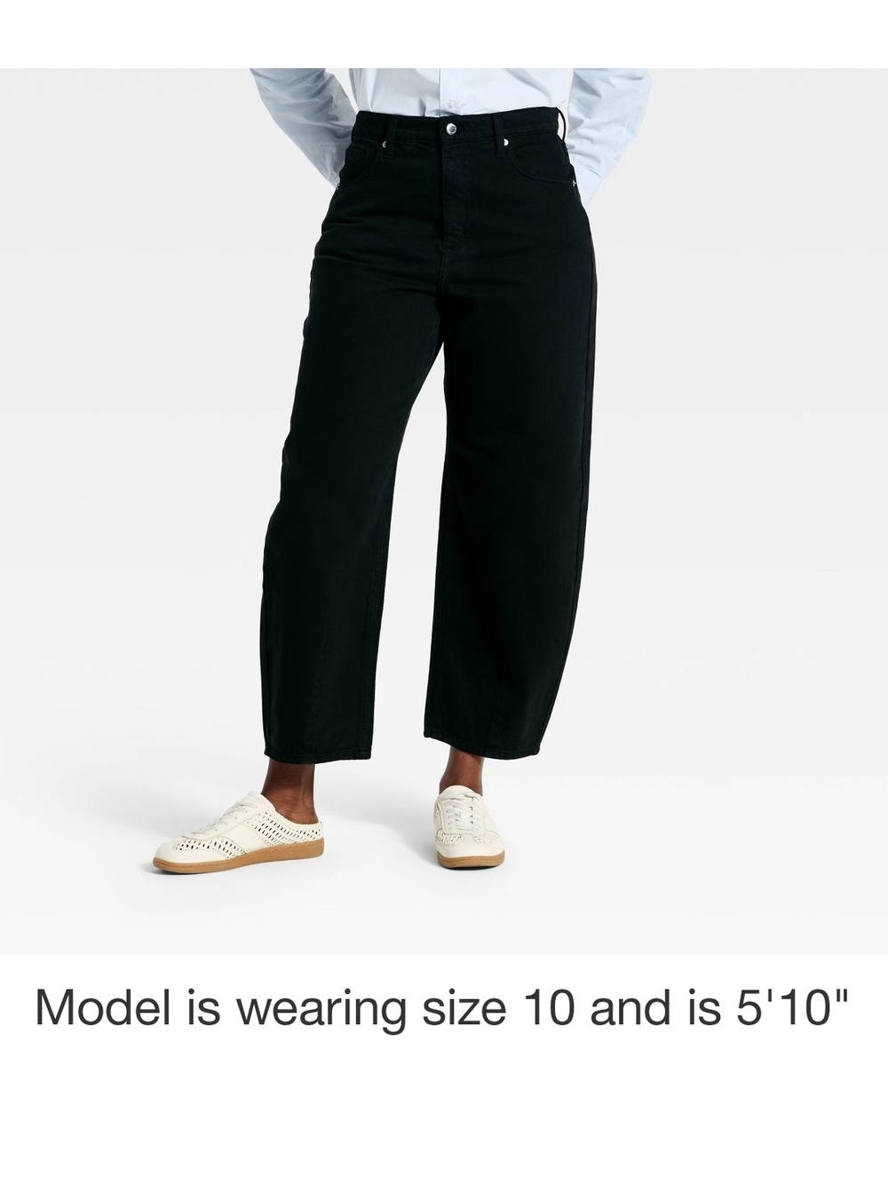 Universal Thread Barrel High-Rise Jeans - Black 0